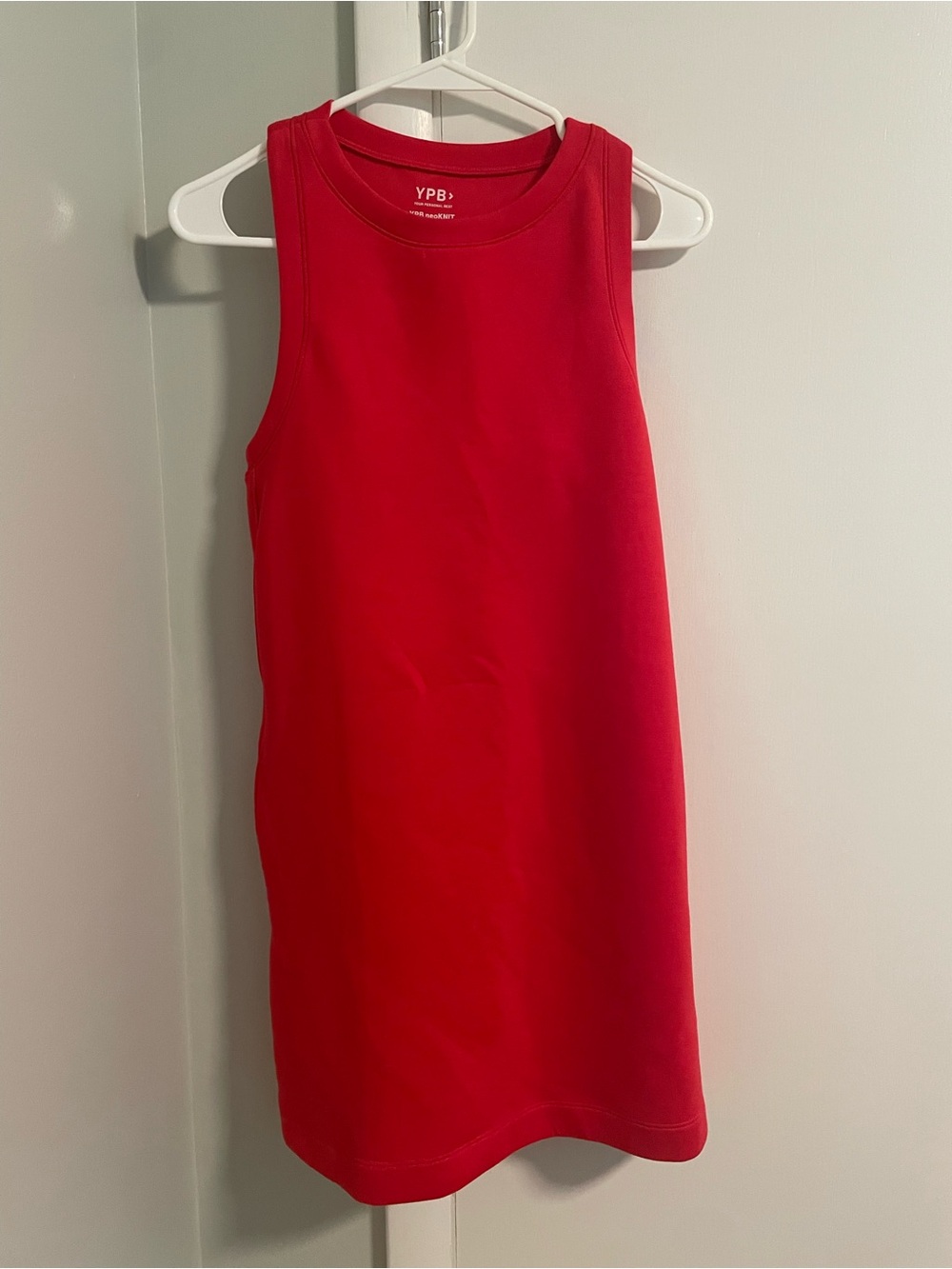 Abercrombie & Fitch Red Sleeveless Shift Dress